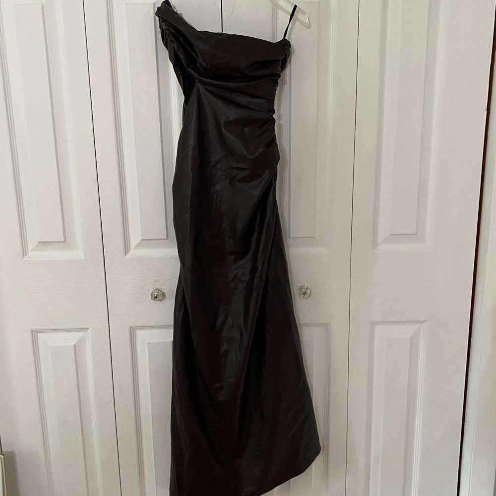 A.L.C. Elegant Faux Vegan Leather Andie Dress 0 - Picture 5 of 12